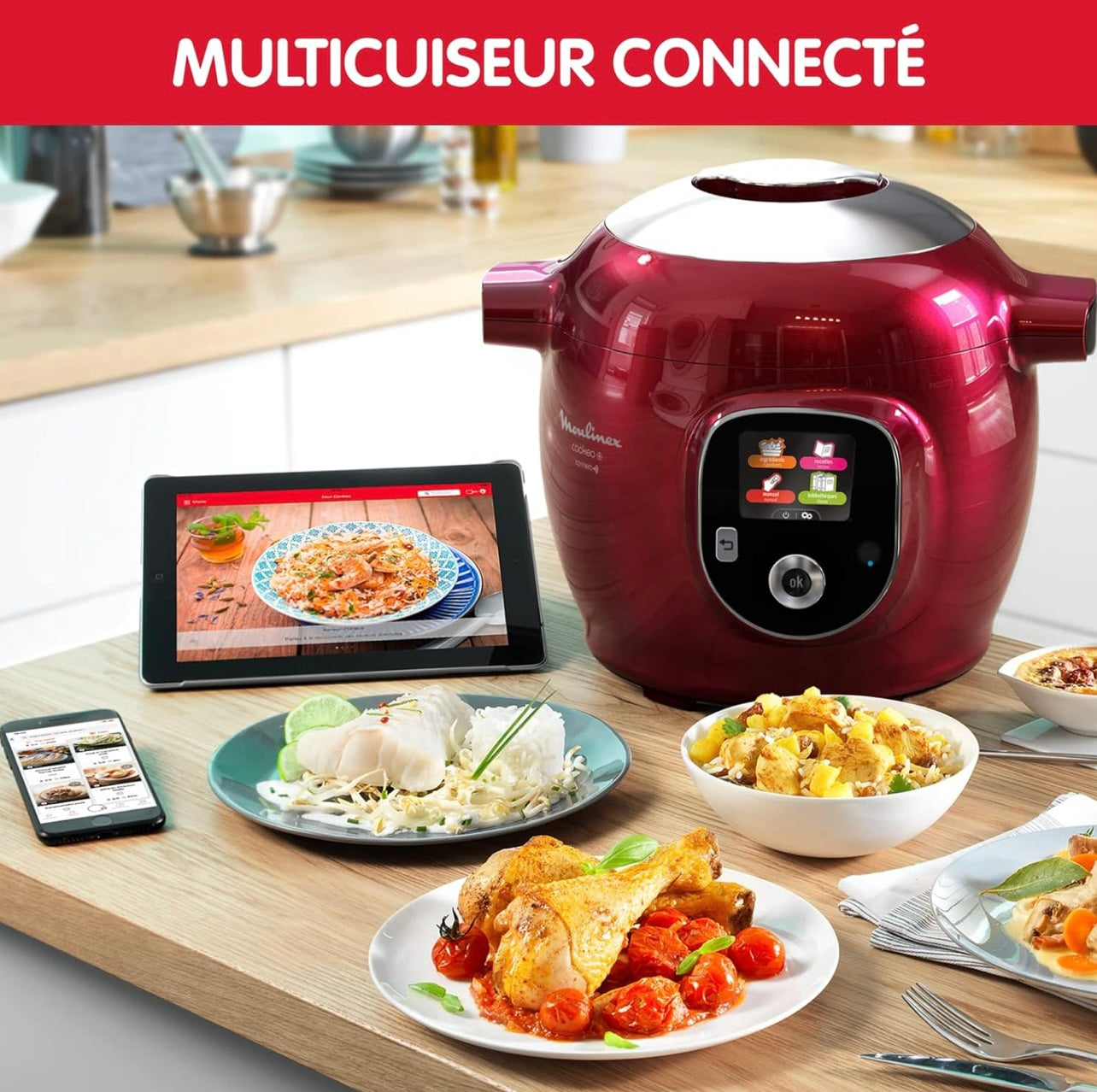 Moulinex Cookeo+ Connect Multicuiseur intelligent