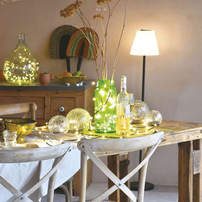 THE HOME DECO FACTORY LAMPADAIRE SOLAIRE MULTICOULEURS