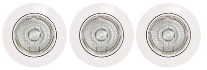 INVENTIV 3 spots encastrables Paulmann LED intégrée 3000K IP20 3x580lm rond orientable blanc dépoli Paulmann