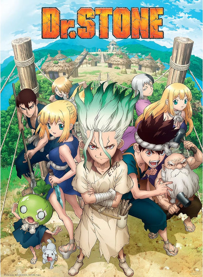 ABYSTYLE - DR STONE - Set 2 Chibi Posters - Groupe & Artwork (52x38cm)