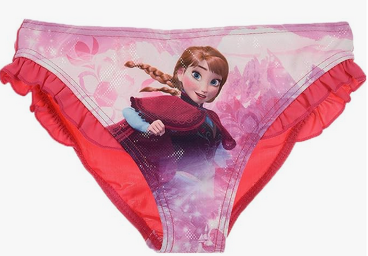 La Reine des Neiges Maillot,Slip De Bain (5 ans, Fushia)