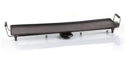 JJA 119610 Plancha Electrique, 90 cm, Noir