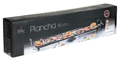 JJA 119610 Plancha Electrique, 90 cm, Noir