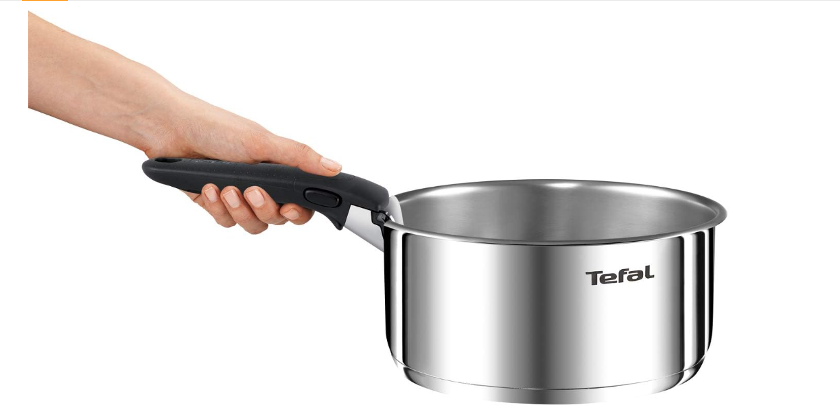 Tefal Ingenio Batterie cuisine 20 pcs, Poêles, Casseroles, Wok, Sauteuse, Couvercles, Poignées amovibles, Induction, Acier inoxydable, Compatible lave-vaisselle, Garantie 5 ans, Emotion L897SJ04