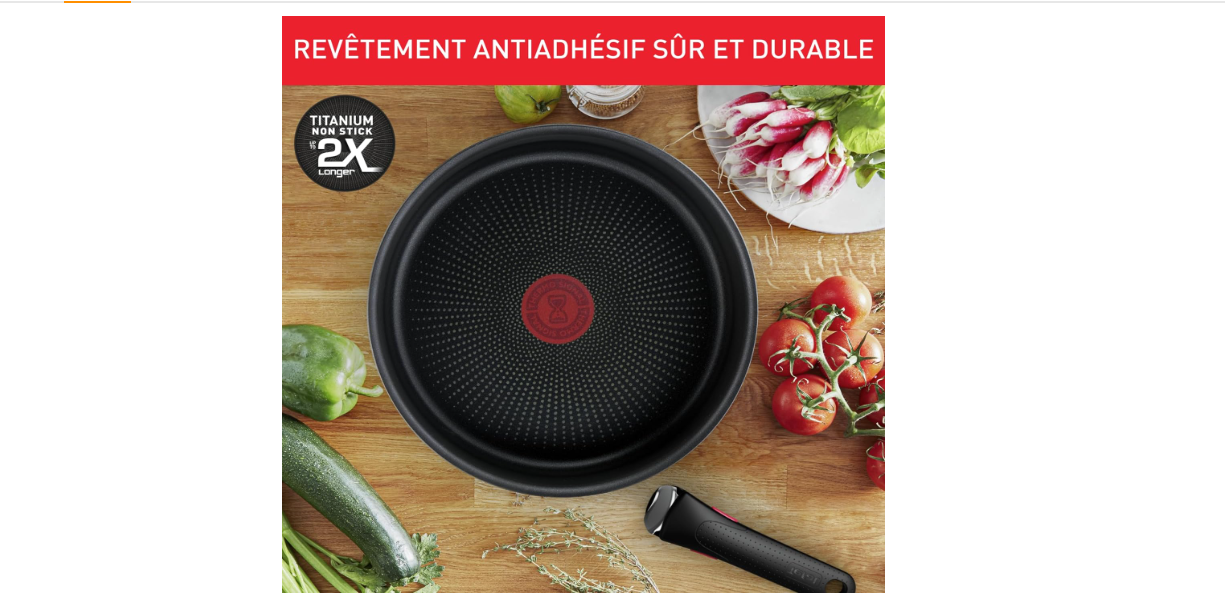 Tefal Ingenio Batterie cuisine 20 pcs, Poêles, Casseroles, Wok, Sauteuse, Couvercles, Poignées amovibles, Induction, Acier inoxydable, Compatible lave-vaisselle, Garantie 5 ans, Emotion L897SJ04